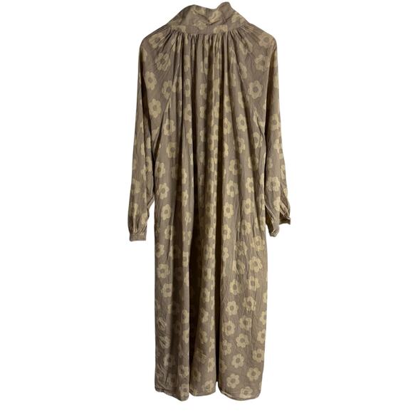 Christy Dawn The Rumi Mocha Daisy Beige Block Floral Print Maxi Dress Size XL - Picture 11 of 16